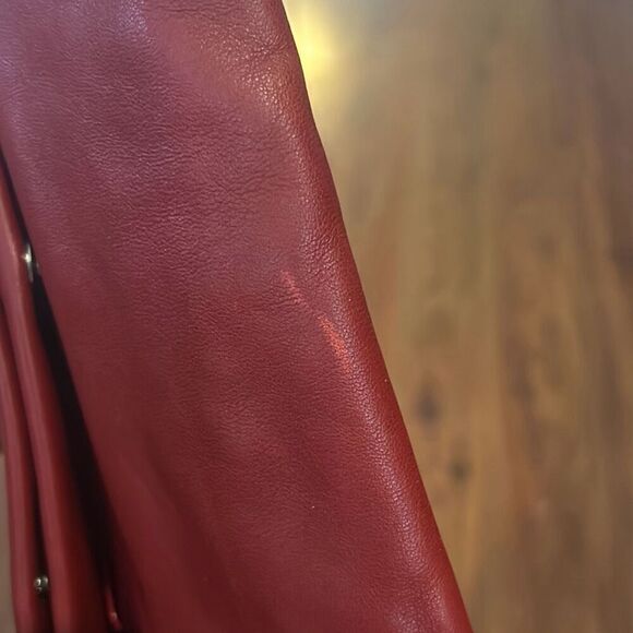 Gianni Chiarini made in Italy red leather small handbag initials b.r - Picture 6 of 6